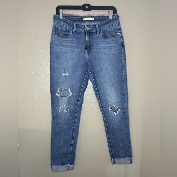 Levi's Denim - Levi’s 711 Skinny Women’s Distressed Ankle Jeans Size 28